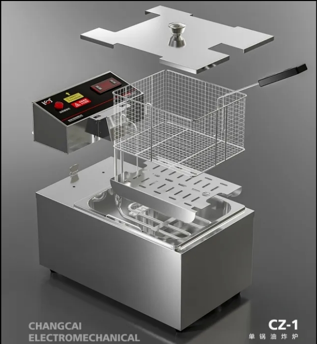 Hot-Selling Commercial Double-Pot Fryer