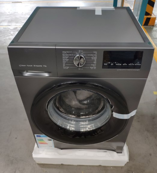Smad White Front Loading 8kg LED Display Washer and Dryer