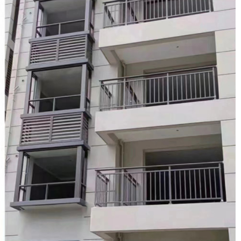 Fasec Aluminum Rainproof Shutter Blinds Zinc Steel Louver Window Door Manully Operated