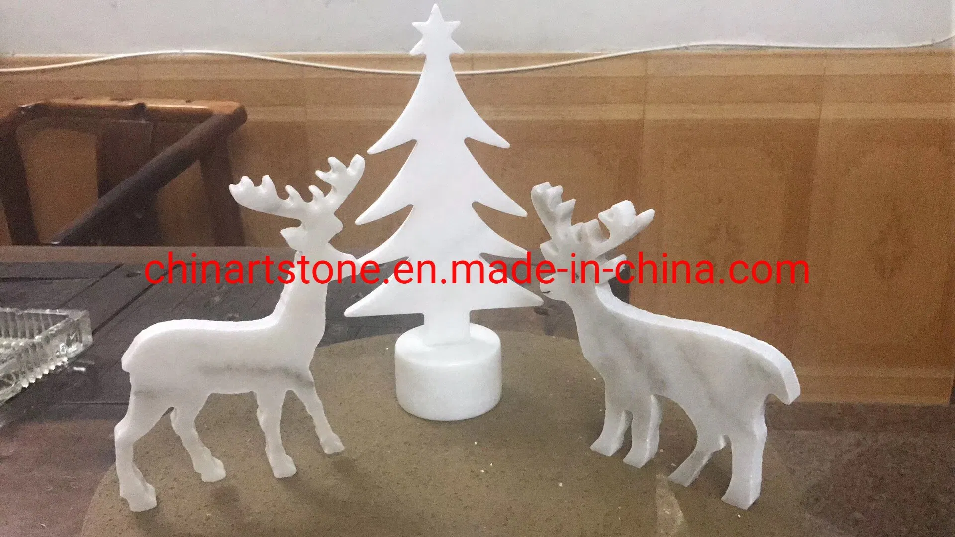 Marble Deer Products for Christmas Decoration