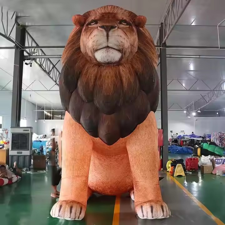 Boyi Custom Advertising Inflatables Giant Inflatable Lion Inflatable Jungle Lion