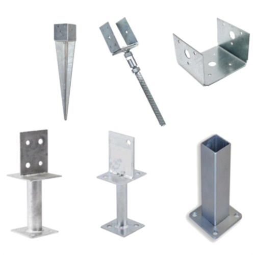 H-Pole Anchor for 12 X 12 Cm Posts