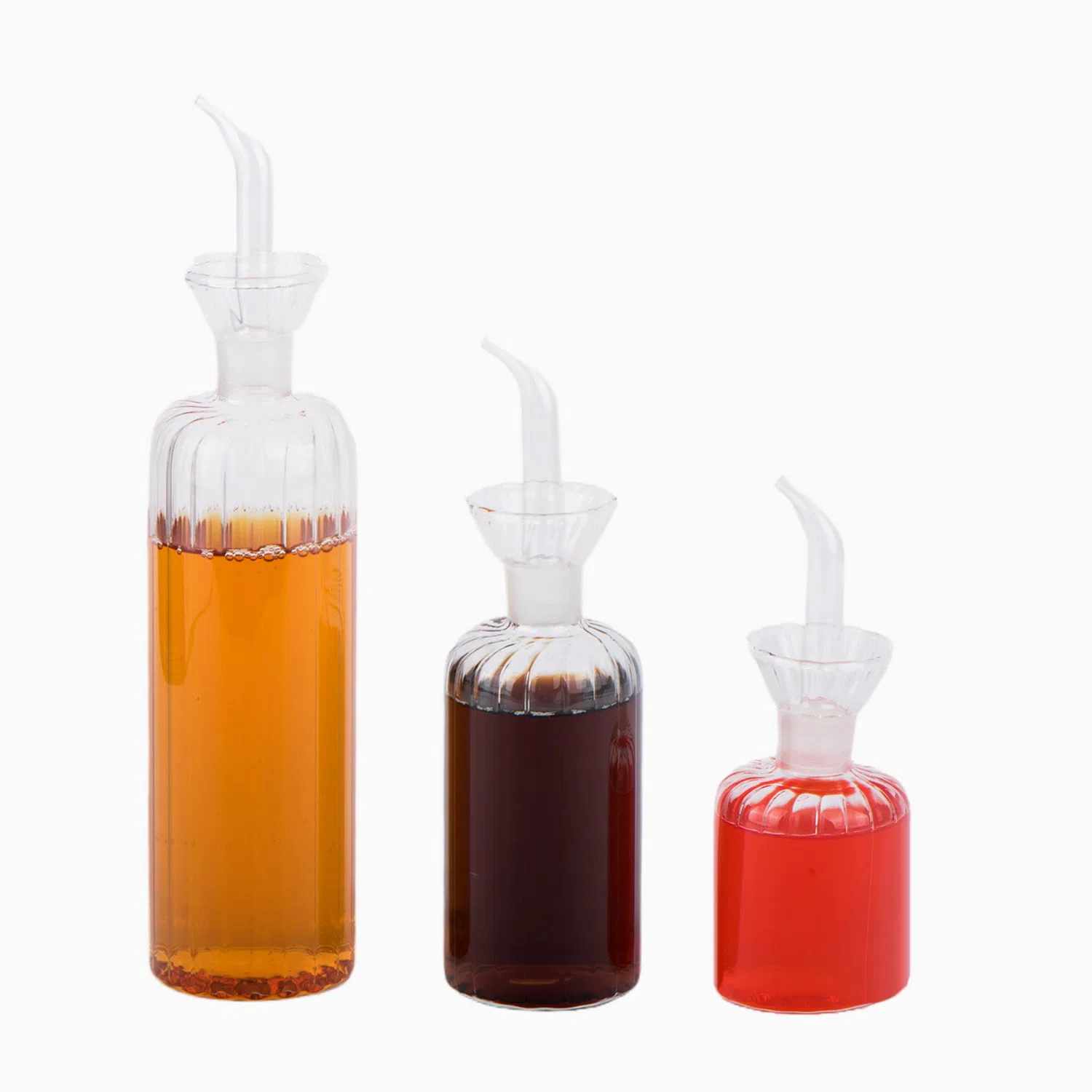 150ml 250ml 450ml Borosilicate Glass Oil and Vinegar Bottle with Glass Stopper Olive Oil Bottle
