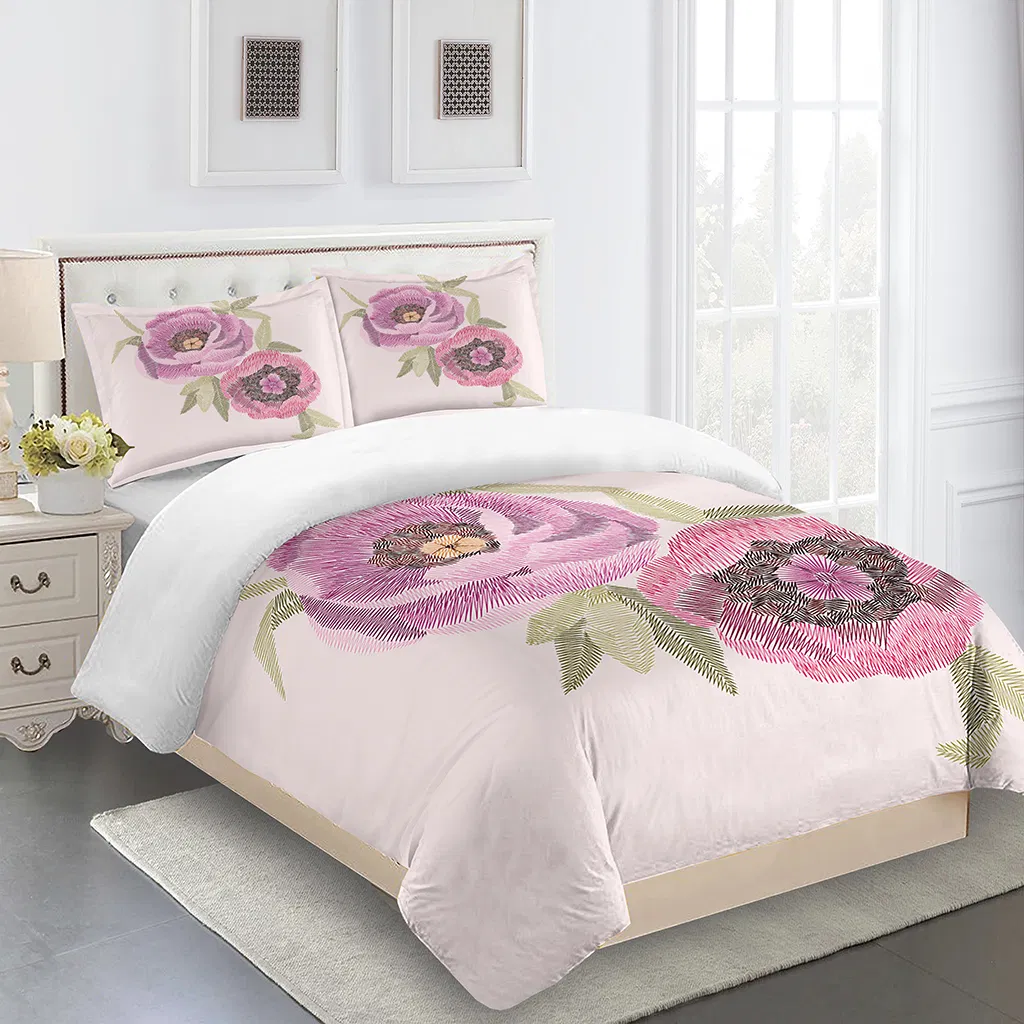 Durable and Soft Bedding Sets with Custom Designs, Microfiber Complete Bedding Set for All Season