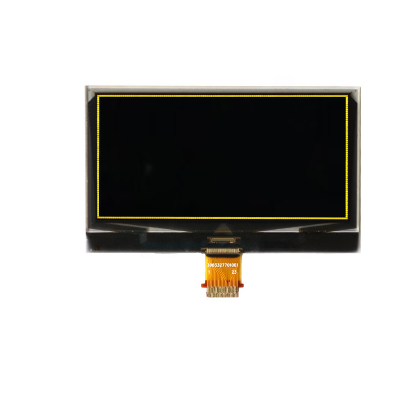 1.54'' Yellow Graphic OLED Display with 128*64 Resolution/ 14pins Spi, II C Interface/130 Brightness