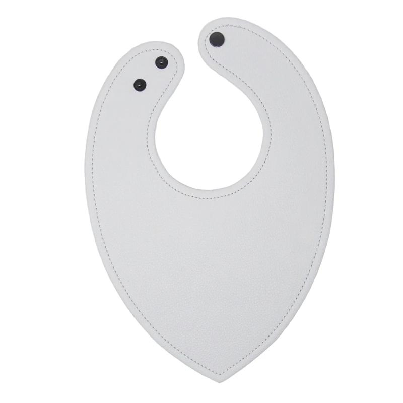 2021 Top Seller High Quality Children Soft Leather Bibs Reversible Bibs for Newborns Toddlers