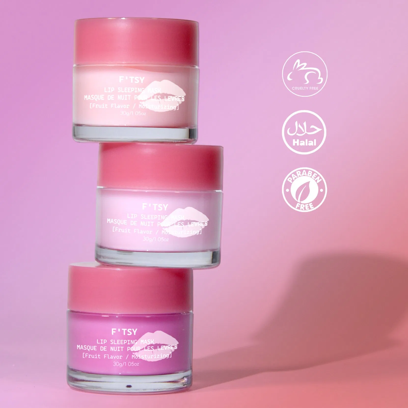 OEM Logo Fruit Fragrance Moisturizing Nourishing Lip Sleeping Mask