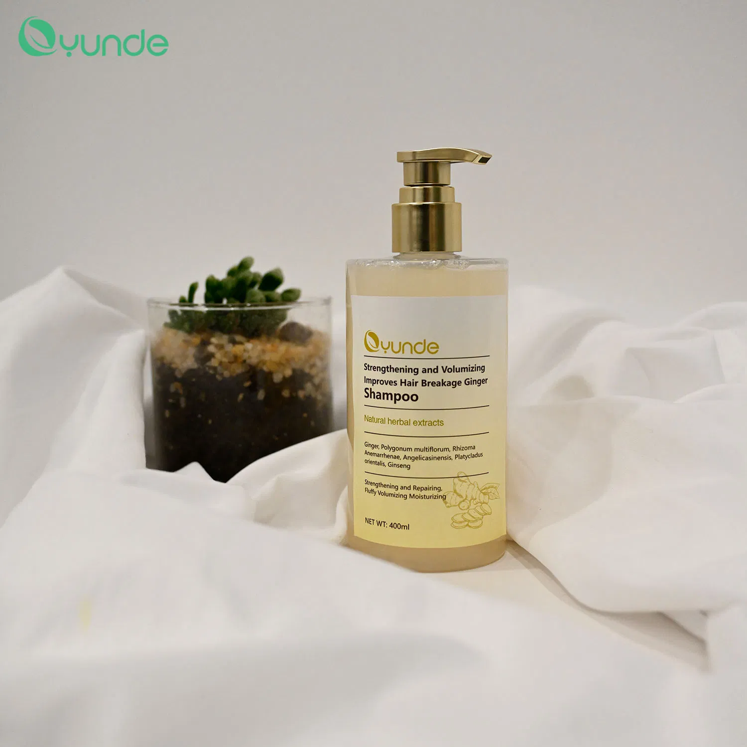 Promote Hair Growth, Natural Extract, Ginger Shampoo