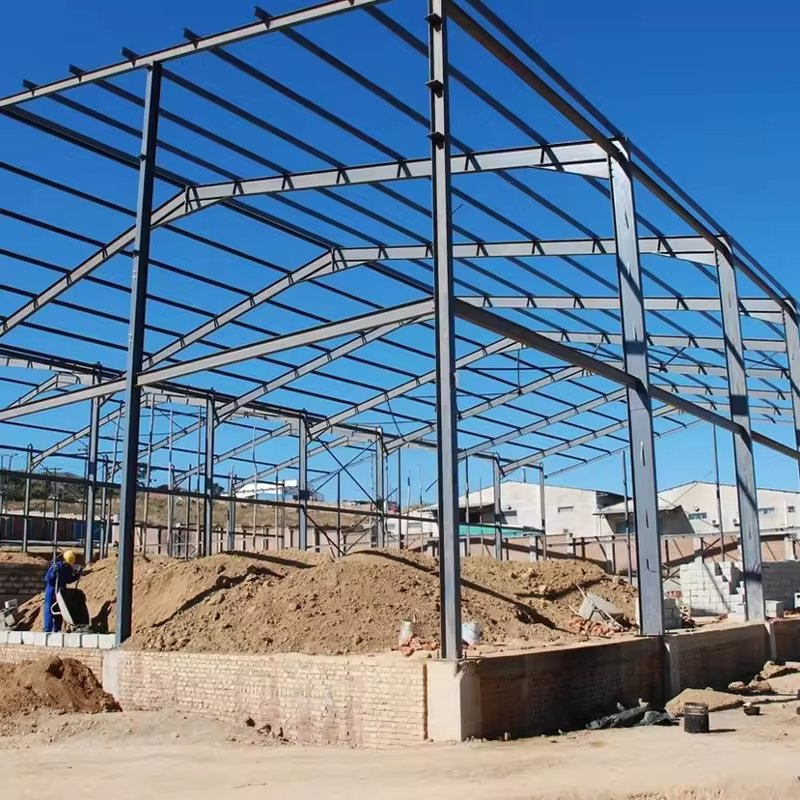 Customized Workshop for Industry with H Columns and Beams Steel Structure