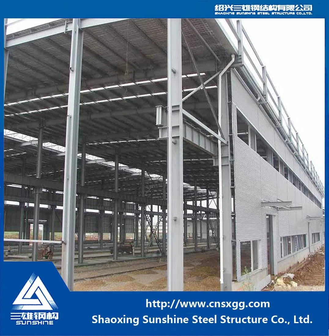 Steel Construction Used on Prefab House From China Manufacturer