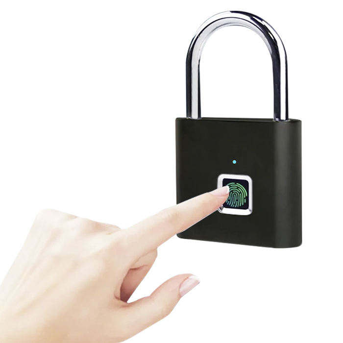 Dormitory Fingerprint Smart Fingerprint Lock Fingerprint Padlock Household Combination Lock Electronic Waterproof Lock