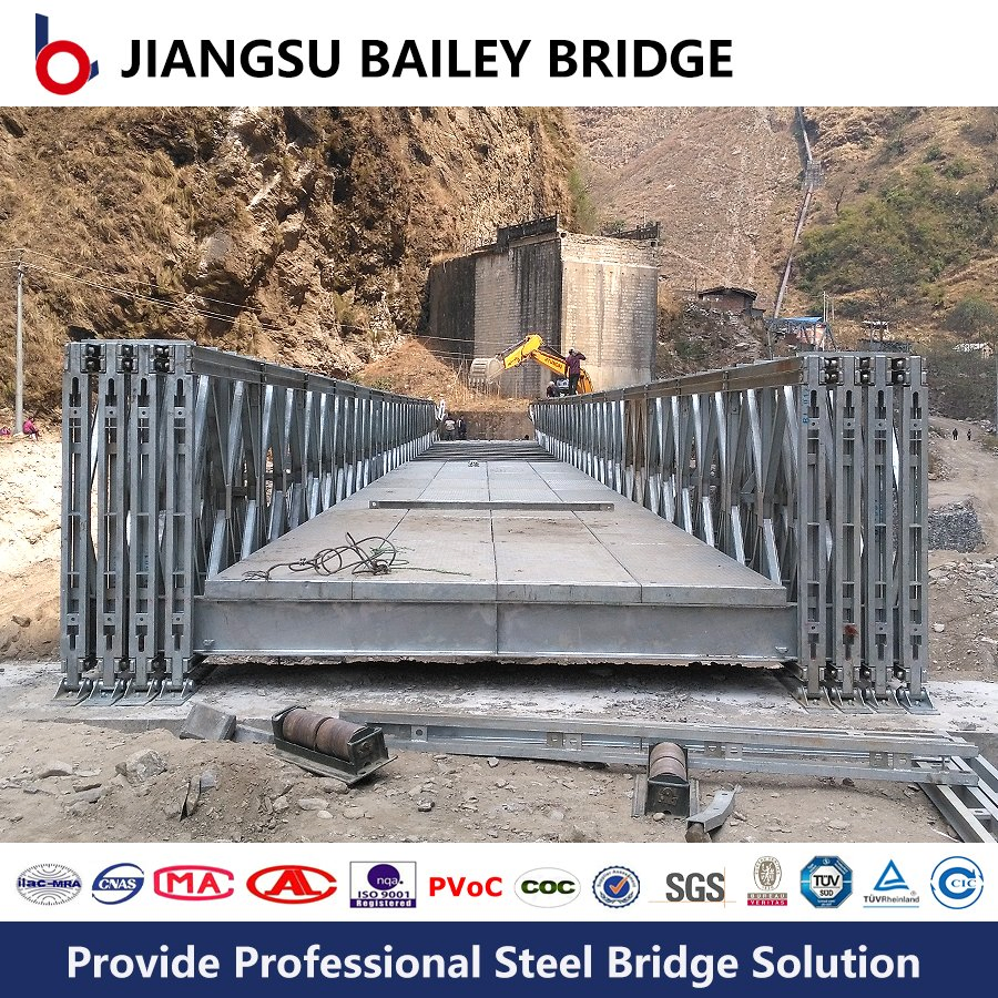 China Modern Prefabricated Bailey Steel Bridges for Quick Assembly