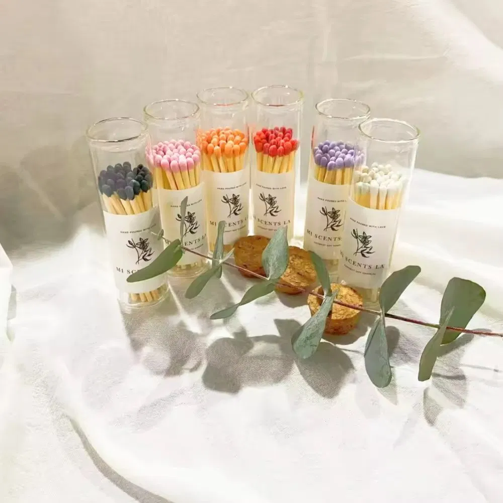 Wholesale Luxury Colored Bottle Safety Matches for Retail