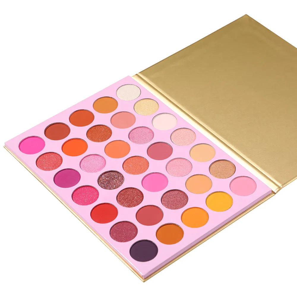 35 Color Eye Shadow Tray Golden Onion Powder Flash Eye Shadow Box