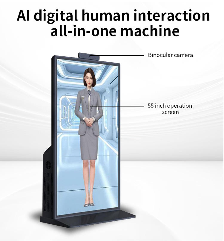 Al Interaction Artificial Intelligence 3D Ai Interactive Digital Human Kiosk