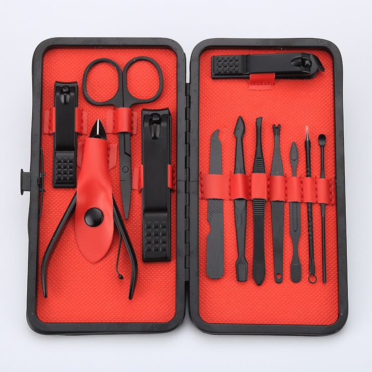 18 16 12 10 7PCS Set Personal Nail Clipper Manicure Art Eyelash Eyebrow Tools Pedicure Finger Foot Care Kit