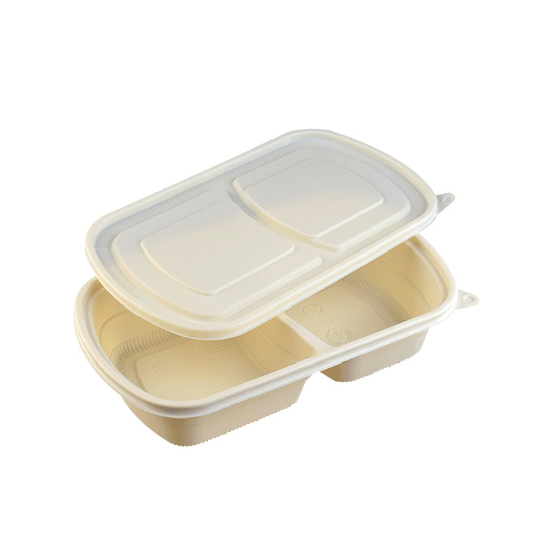 Biodegradable Takeaway Bagasse Clamshell Sugarcane Food Container Lunch Box Pfas Free
