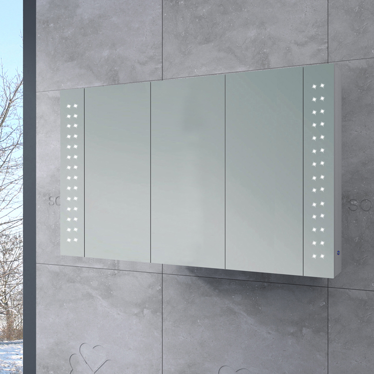 Сенсорное LED зеркало для ванной с подсветкой