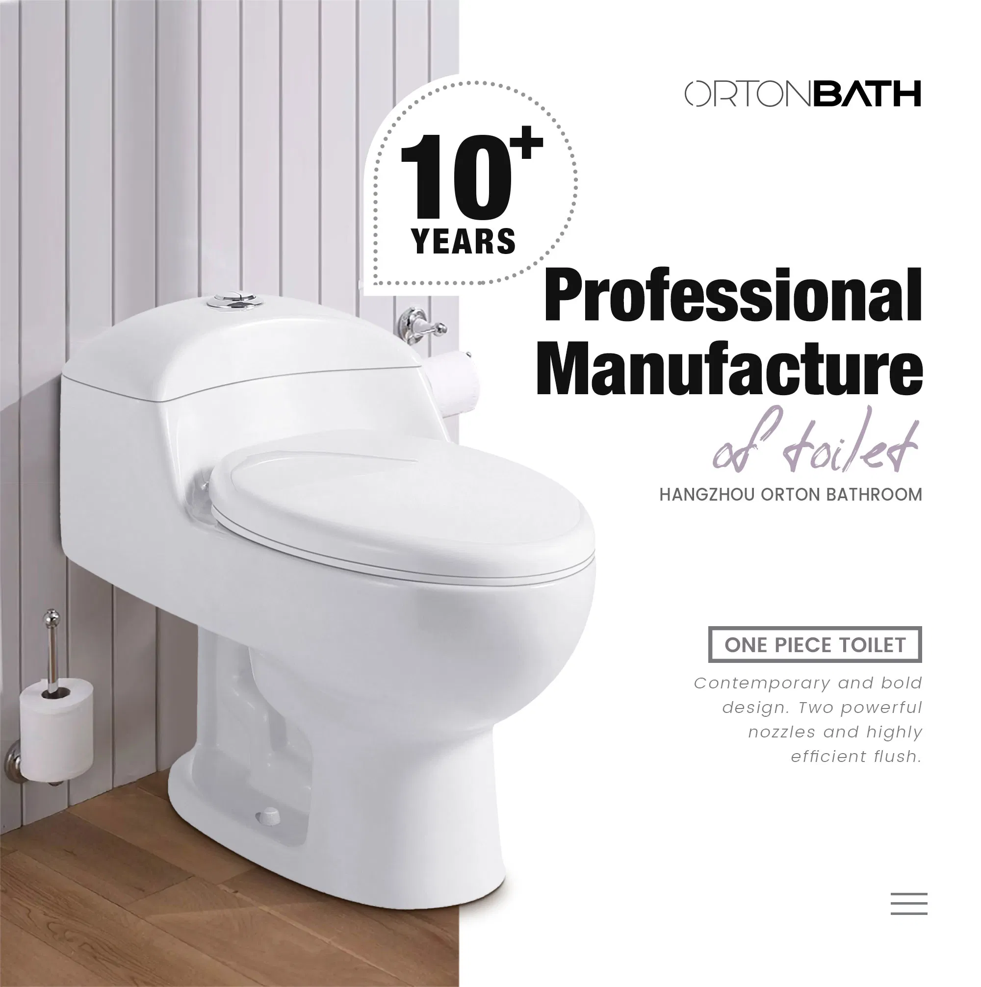 Ortonbath South American China Standards Cheap Cupc Inodoro De Taza Bathroom Ceramica Wc Sanitary Ware Water Closet Toilet with Toilets Bowl Seat Cover