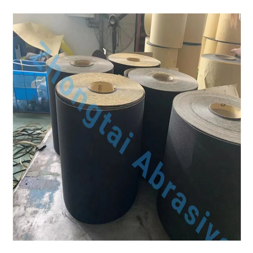 Наждачная бумага водостойкая 30 см х 100 м, черная