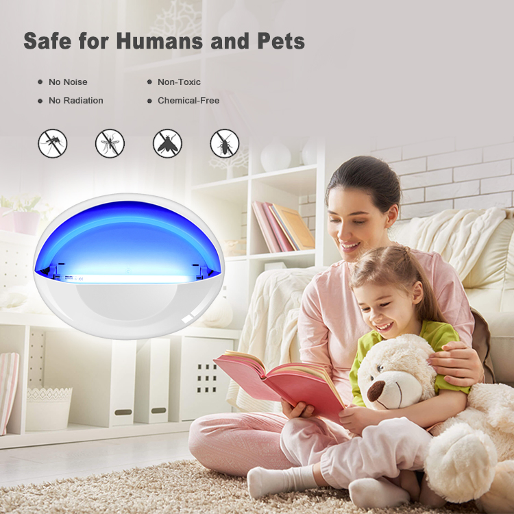 Sticky Trap Mosquito Killer Lamp with UV LED Pests Trap