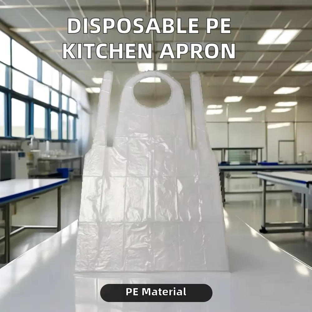 Disposable Polyethylene Protective Apron Household Kitchen