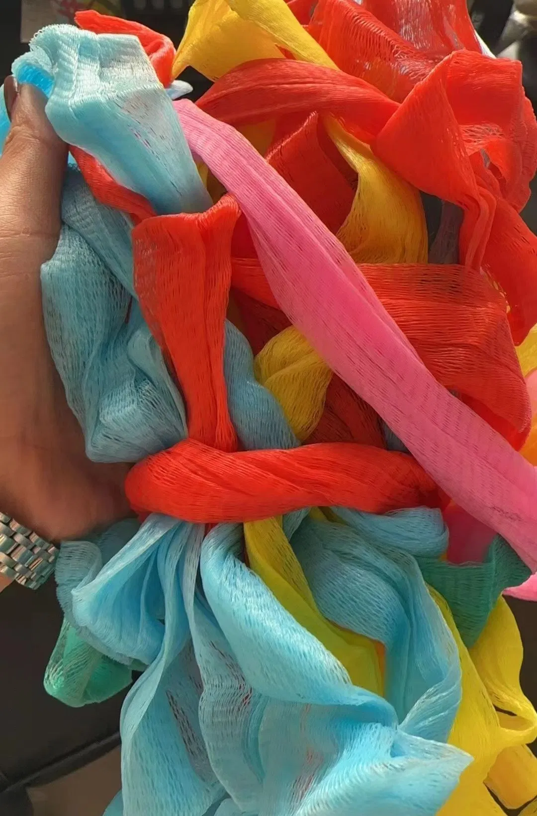 High Quality Raw Materials of Bath Shower Puff Flower