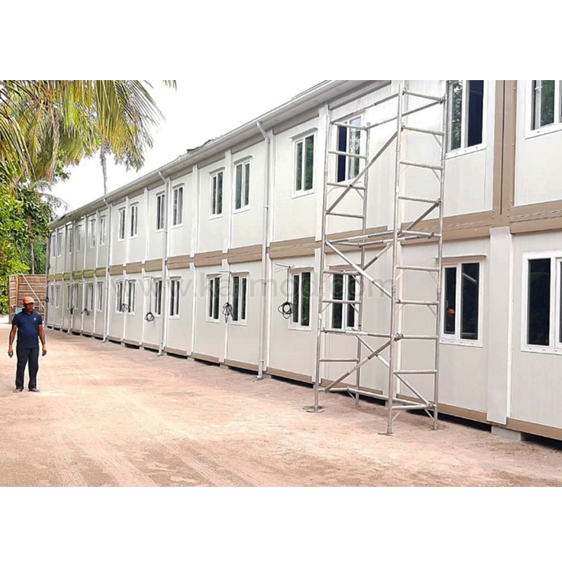 Hotel Home Construction Prefab Steel House Design with Singe Layer