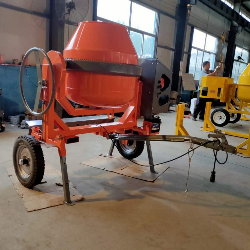 Portable Movable 400L 2 Bags Concrete Mixer Diesel Motor