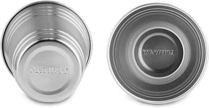 Premium Stainless Steel Cups 24 Oz Pint Metal Tumbler Stackable Durable Chilling Beer for Travel Outdoor Camping Everyday