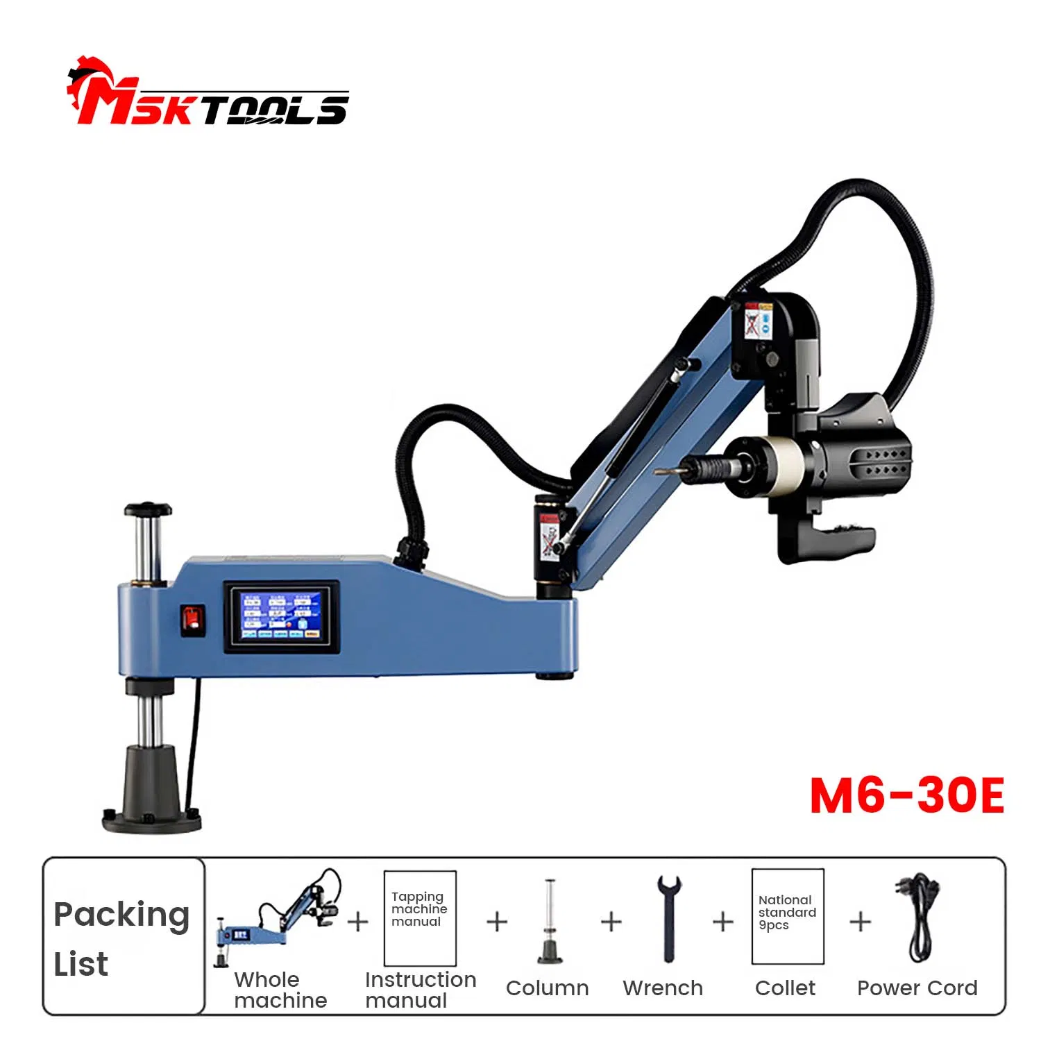 Adjustable Torque Control Reverse Thread Tapping Machine