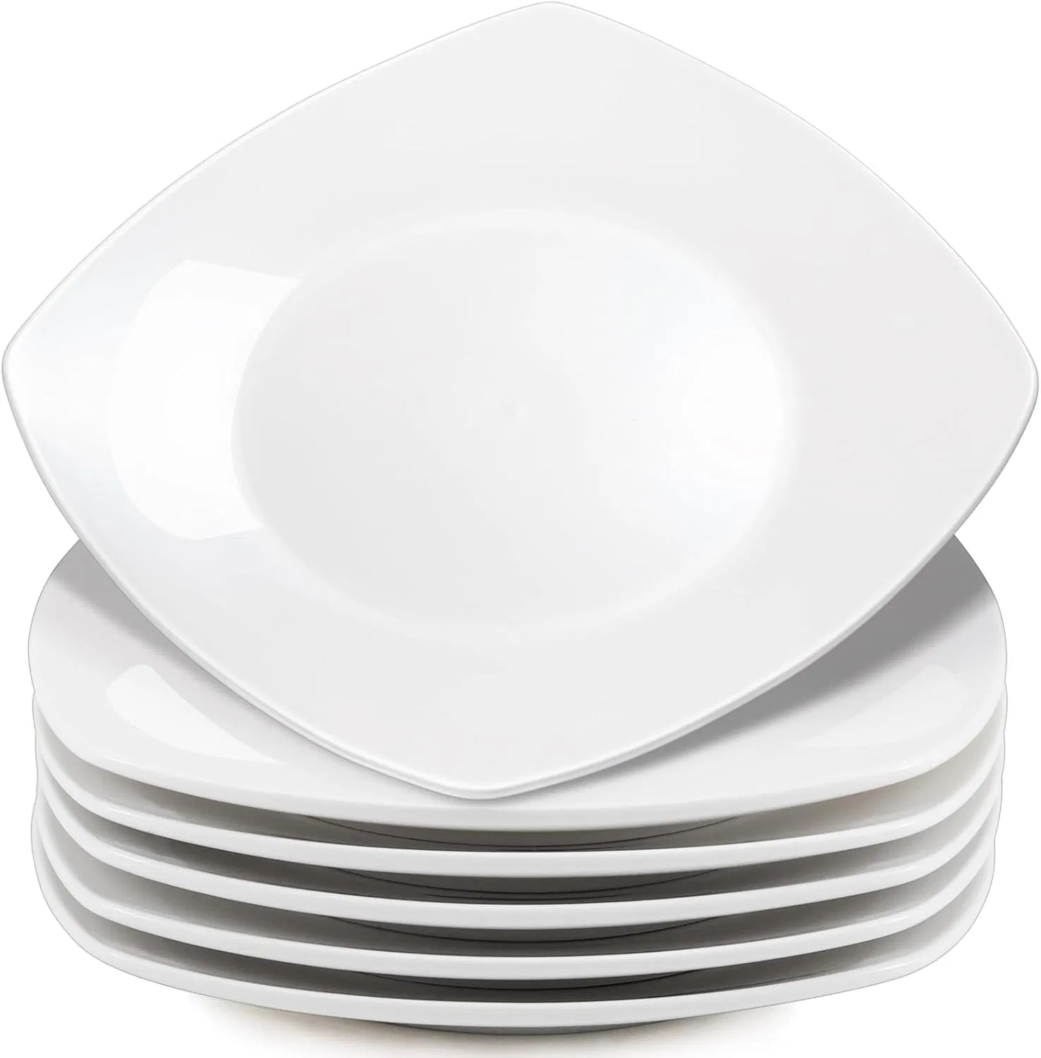 Ceramic Porcelainware Tableware White Body 6"7"8"9"10.5"11"Square Plate