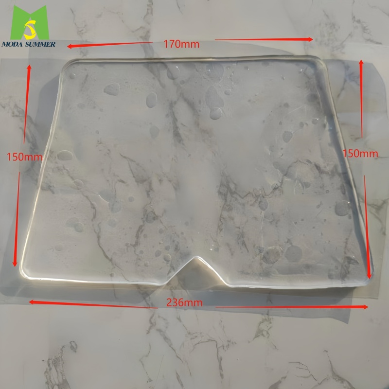 Super Soft Pads Horse Back Support Transparent Gel Anti Slip Rear Riser Pad