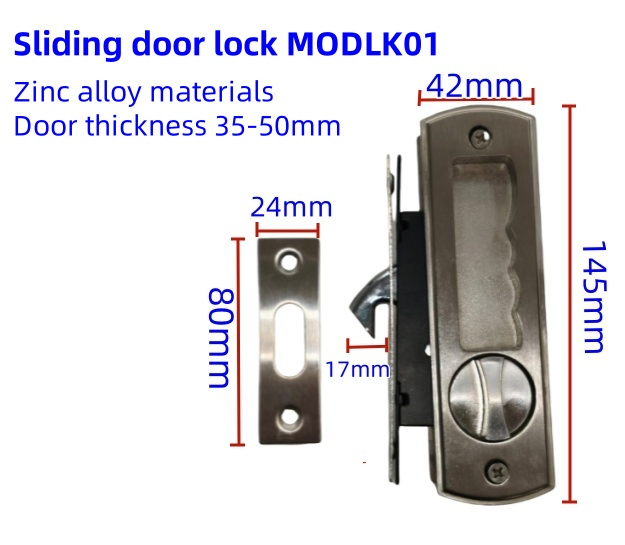 Sliding Folding Cupboard Hidden Concealed Door Steel Lock Set with Key Wooden Hook Door Lock for Aluminium Glass Cabinet Door