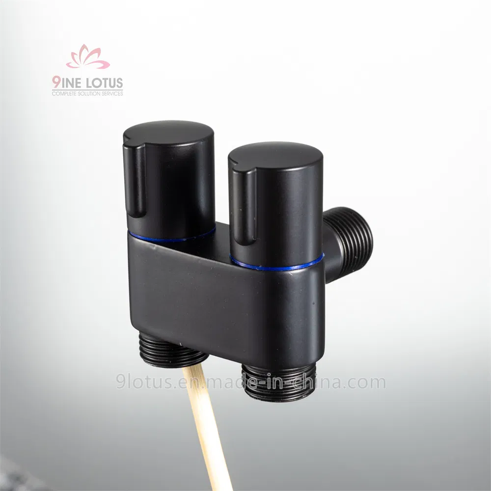 High-Pressure Brass Faucet Angle Valve Gun Gray Toilet