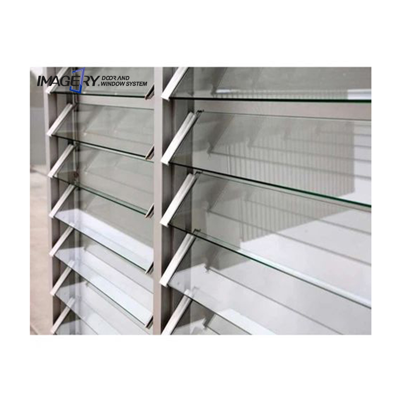 Adjustable Aluminum Glass Louver Window Standard Price Jealousy Window