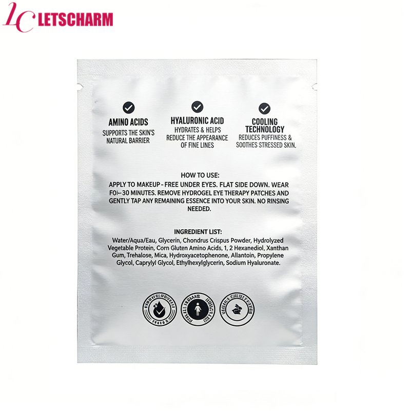 Ls162 Ready Stock Pink Hydrogel Eye Masks Anti-Wrinkle Brightening Reduce Dark Circles