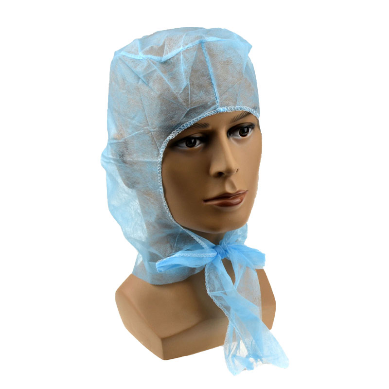 Disposable Medical Nonwoven Surgical Hoods with Ties