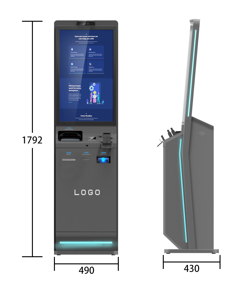 15+Manufacturer OEM/ODM 21.5inch Cash Self Service Kiosk Cash Dispenser Kiosk