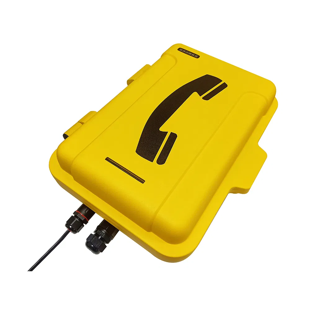 Industrial Telephone Host Fiber IP Weatherproof Telephone with Buttons Backlight