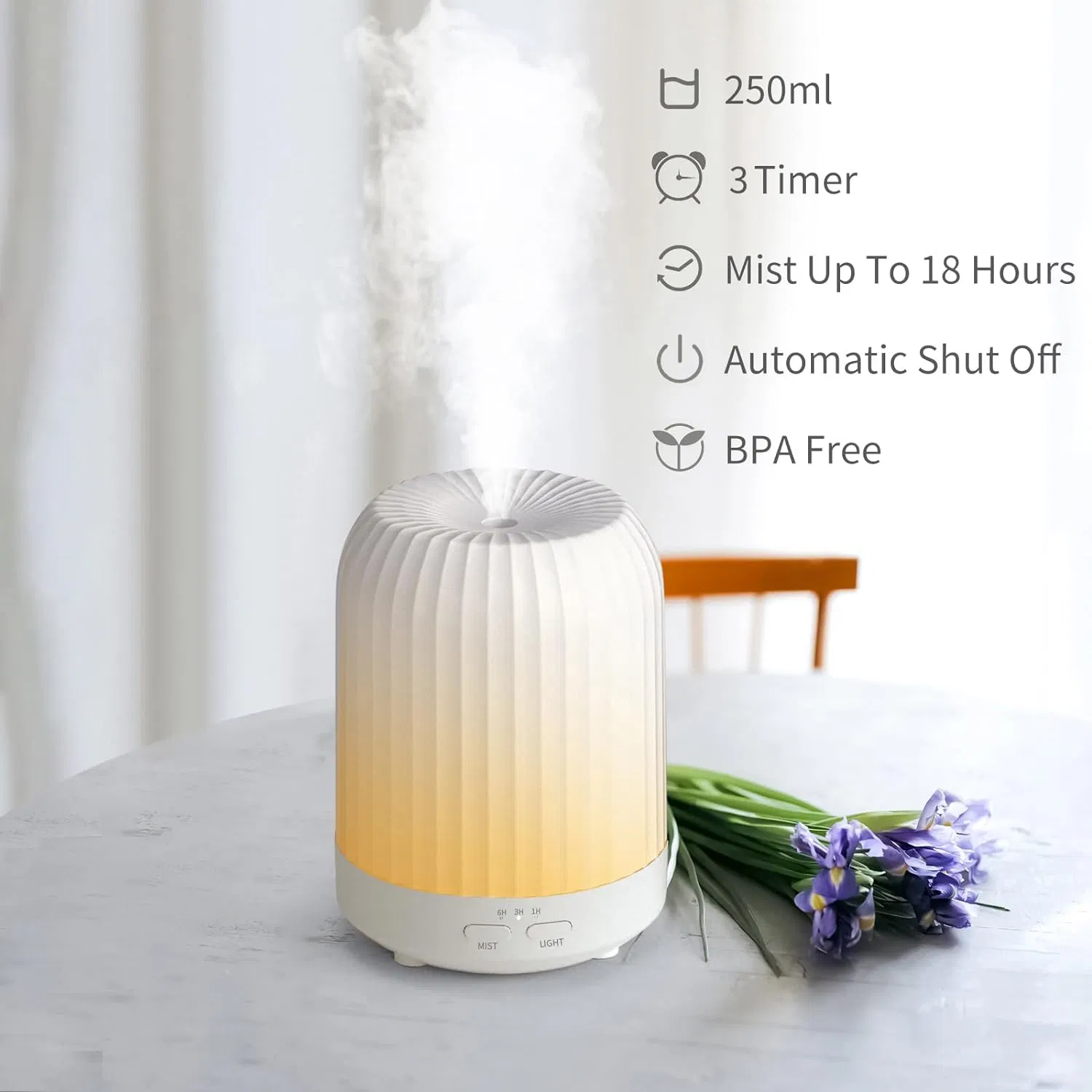 Ultrasonic 250ml Small Aromatherapy Diffuser