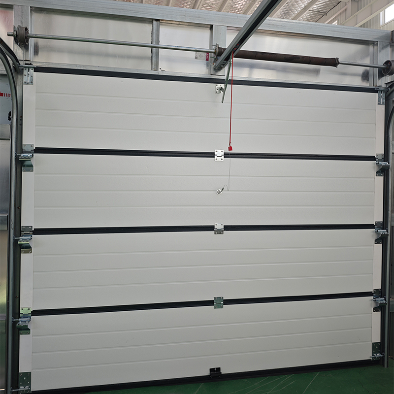 Factory Wholesale Sturdy and Durable Industrial PU Foam Insulated Sandwich Sectional Sliding Garage Overhead Sectional Garage Door for Logistic Entry and Exit