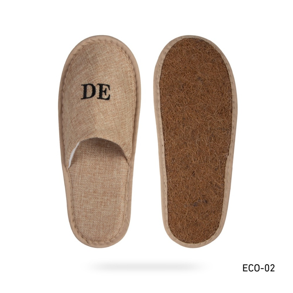 Hotel Indoor Individually Disposable Lightweight Nonwoven Closed-Toe Slipper