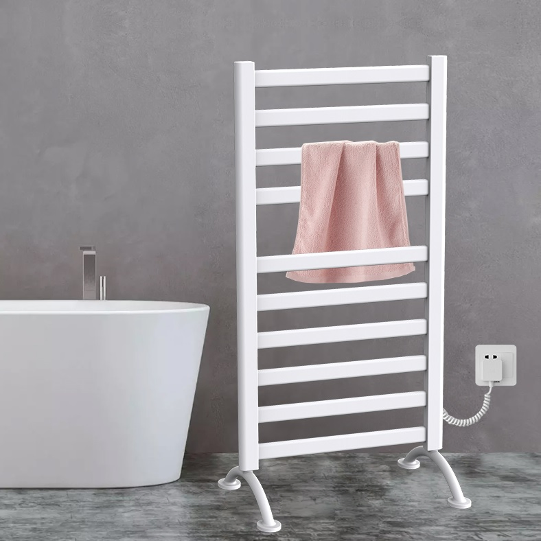 Avonflow Bathroom Heated Towel Rack Towel Warmer for Home White