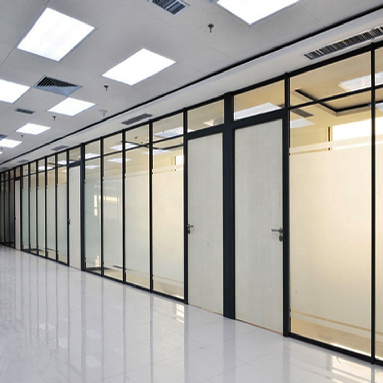High Wall Cubicle Soundproof Sector Invisible Aluminum Partition