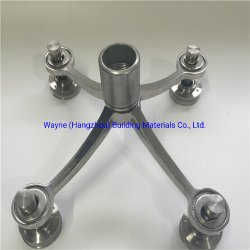 200mm Stainless Steel Glass Spider with 4 Arms; Glass Fitting Hardware, Point-Fixed Curtain Wall Hardware with High Quality and Best Price