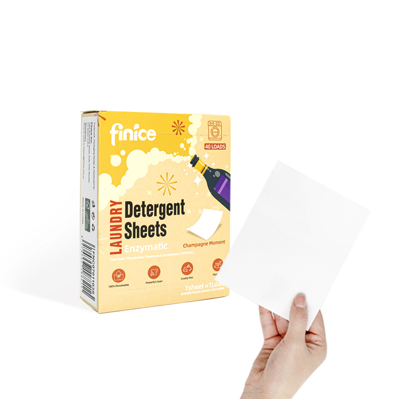 Finice New Trending Plant Extract Based Biodegradable Eco-Strips Laundry Detergent Sheets