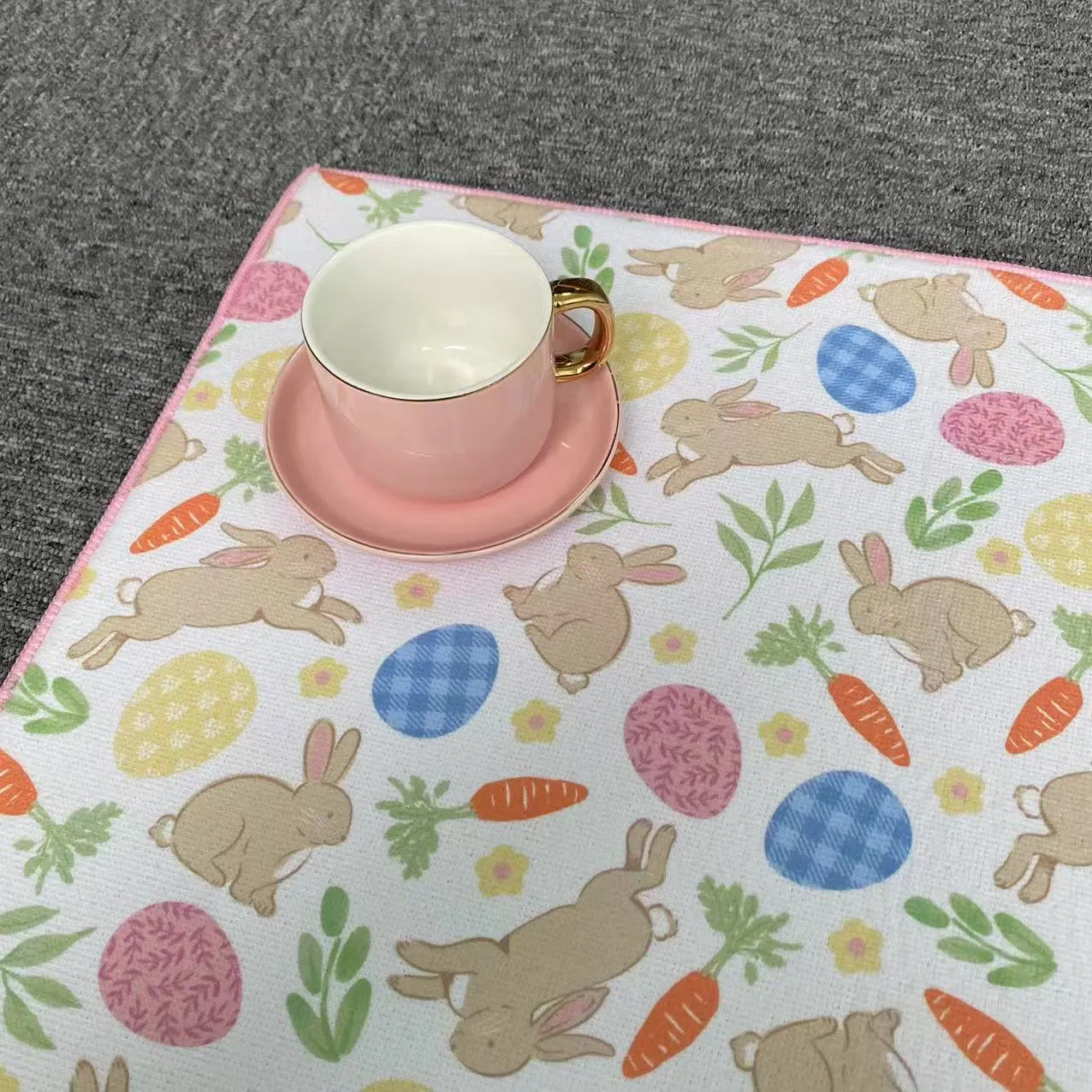 New Design Kitchen Use Microfiber Dish Drying Mat Cup Mat Dish Drying Mat for Kitchen Counter