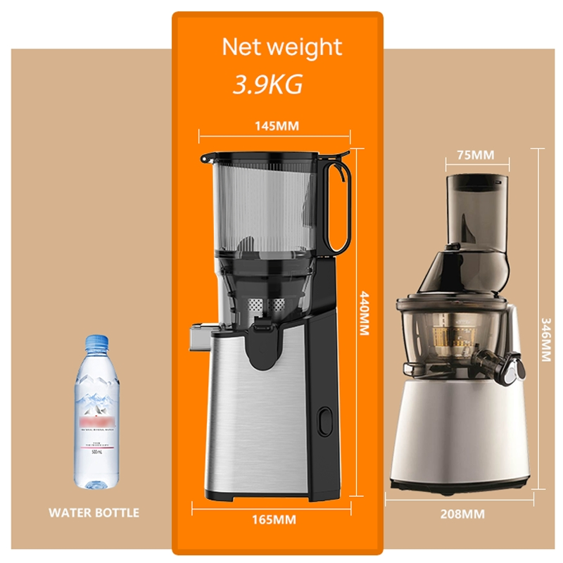 Sj-086 5.12-Inch Feed Chute High Quality Fruit Vegetables Big Mouth Cold Press Household Slow Juicer