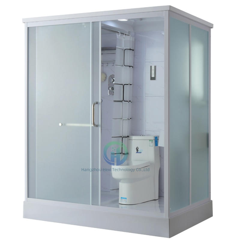 Elegant Bathroom Sanitary Ware: 140*110/170*120/190*120*215cm Toilet and Shower Set